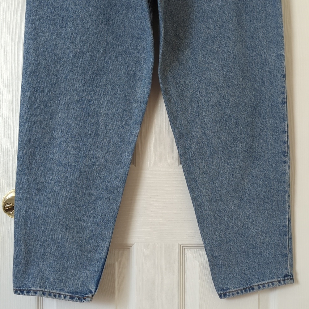 Gap Y2K Vintage Medium Wash High Waisted Reverse Fit Ankle Length Mom Jeans 12 - Picture 6 of 13